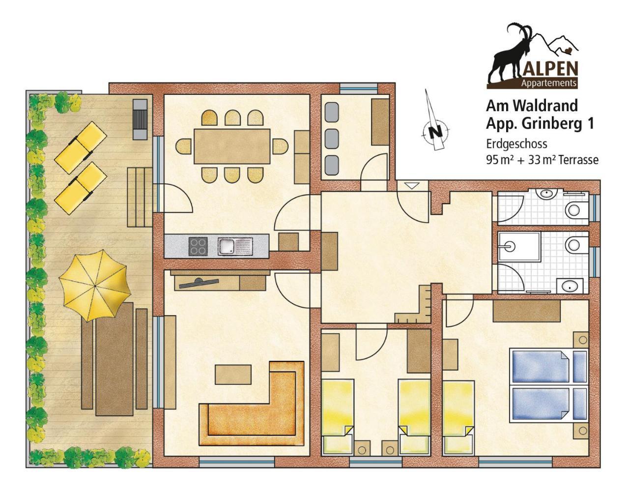 Alpen Appartements Hochmuth Mayrhofen Eksteriør billede